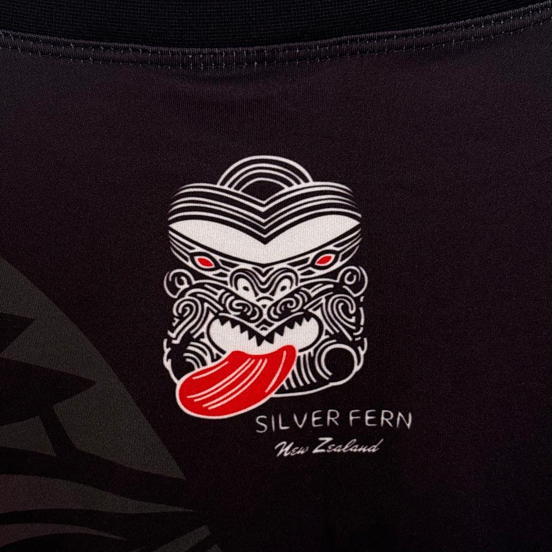 SILVER FERN シルバーファーン ラグビーTシャツ 【Lサイズ】
