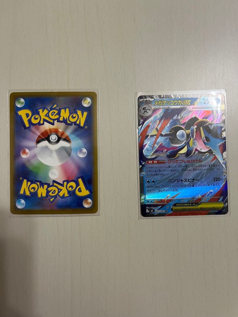 メガゲッコウガEX 2枚セット　SAR RR