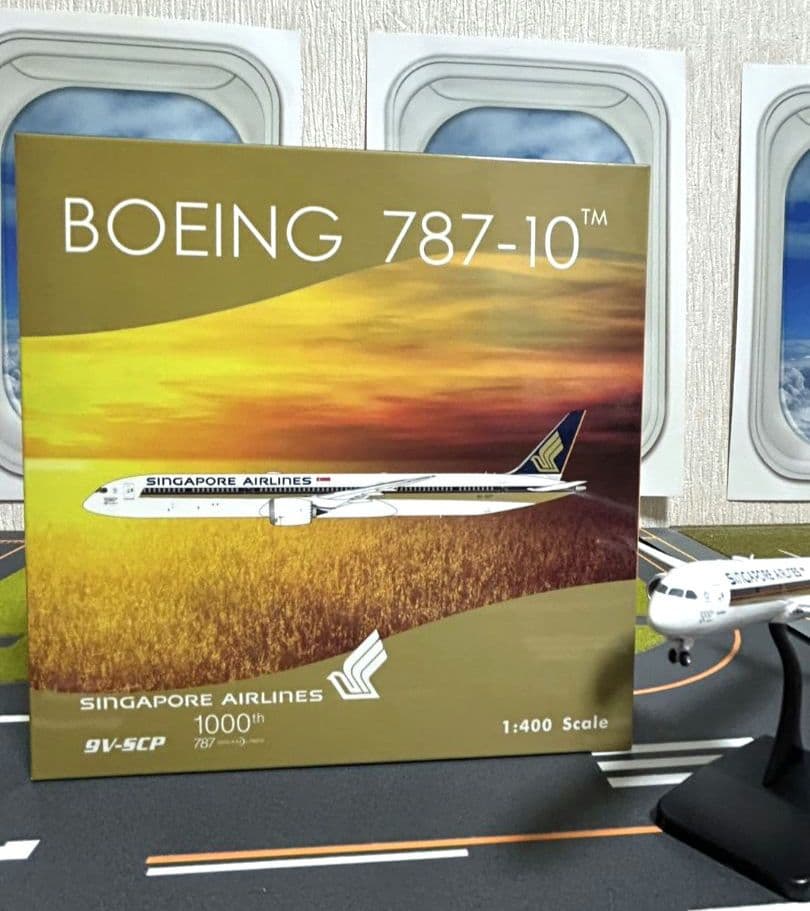 ☆シンガポール航空 B787-10 1000th特別塗装機 フェニックス