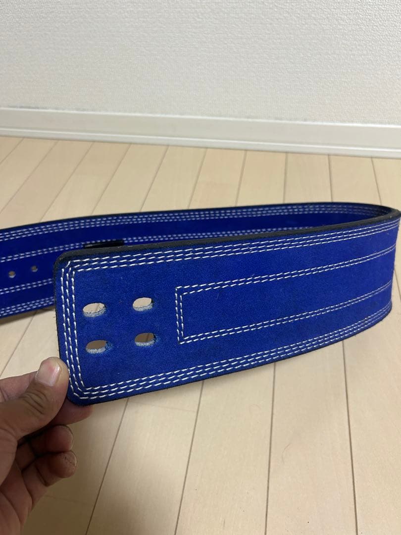 iROTEC アイロテック　トレーニングパワーベルト 青　サイズS