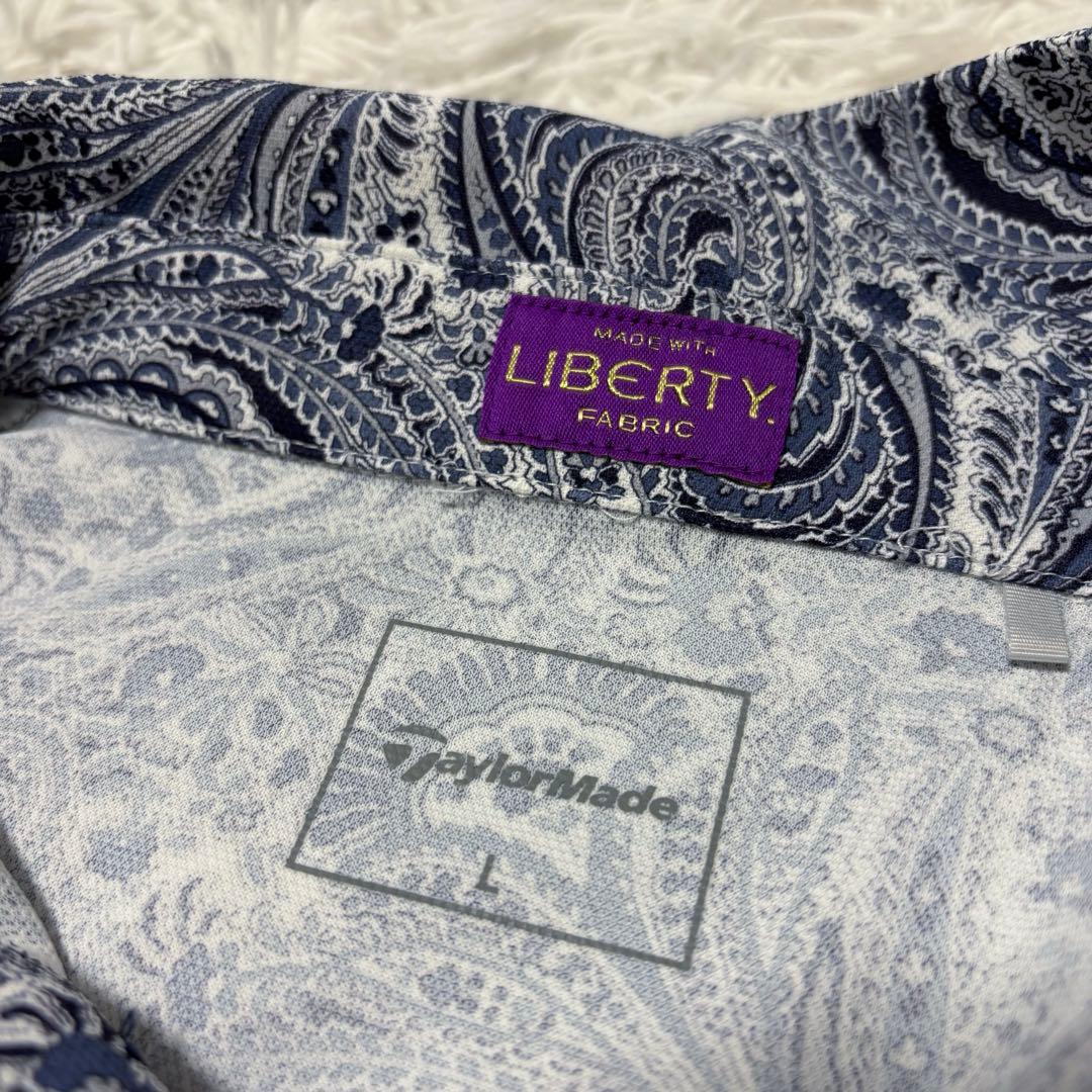 激レア テーラーメイド ポロシャツ LIBERTY コラボ ペイズリー バンダナ