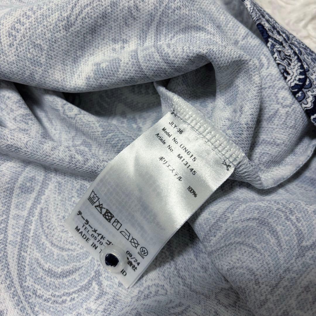 激レア テーラーメイド ポロシャツ LIBERTY コラボ ペイズリー バンダナ