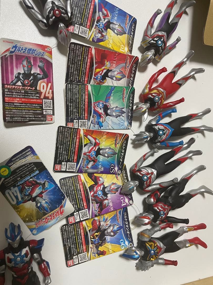 ウルトラヒーローシリーズ　ウルトラマンオーブ 放送当時タグ付き　ソフビ