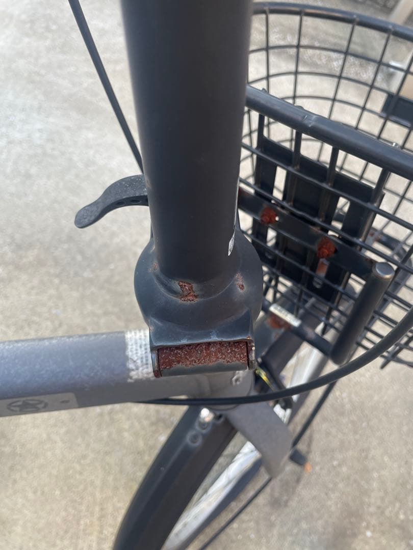 Jeep 折りたたみ自転車 グレー 前面バスケット付き