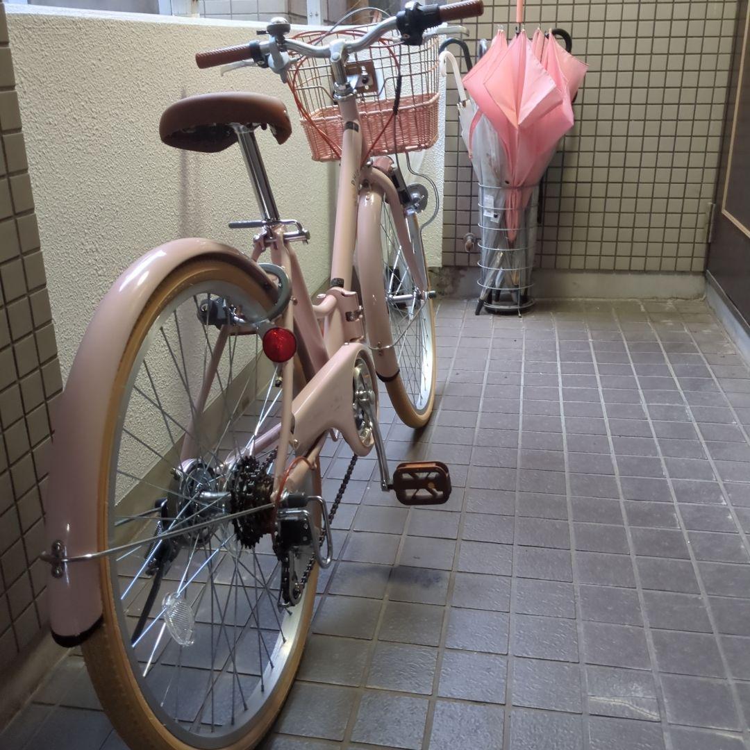 GRAPHIS 自転車 ピンク 24インチ