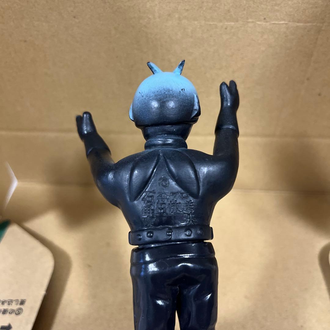 仮面ライダー　©️石本プロ　毎日放送　東映　バンダイ　昭和レトロ　ソフビ　当時物