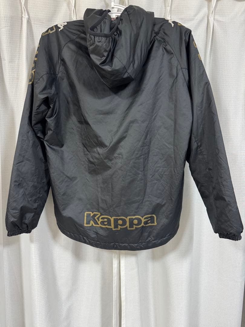 Kappa カッパ　ウォーマージャケット　ブラック