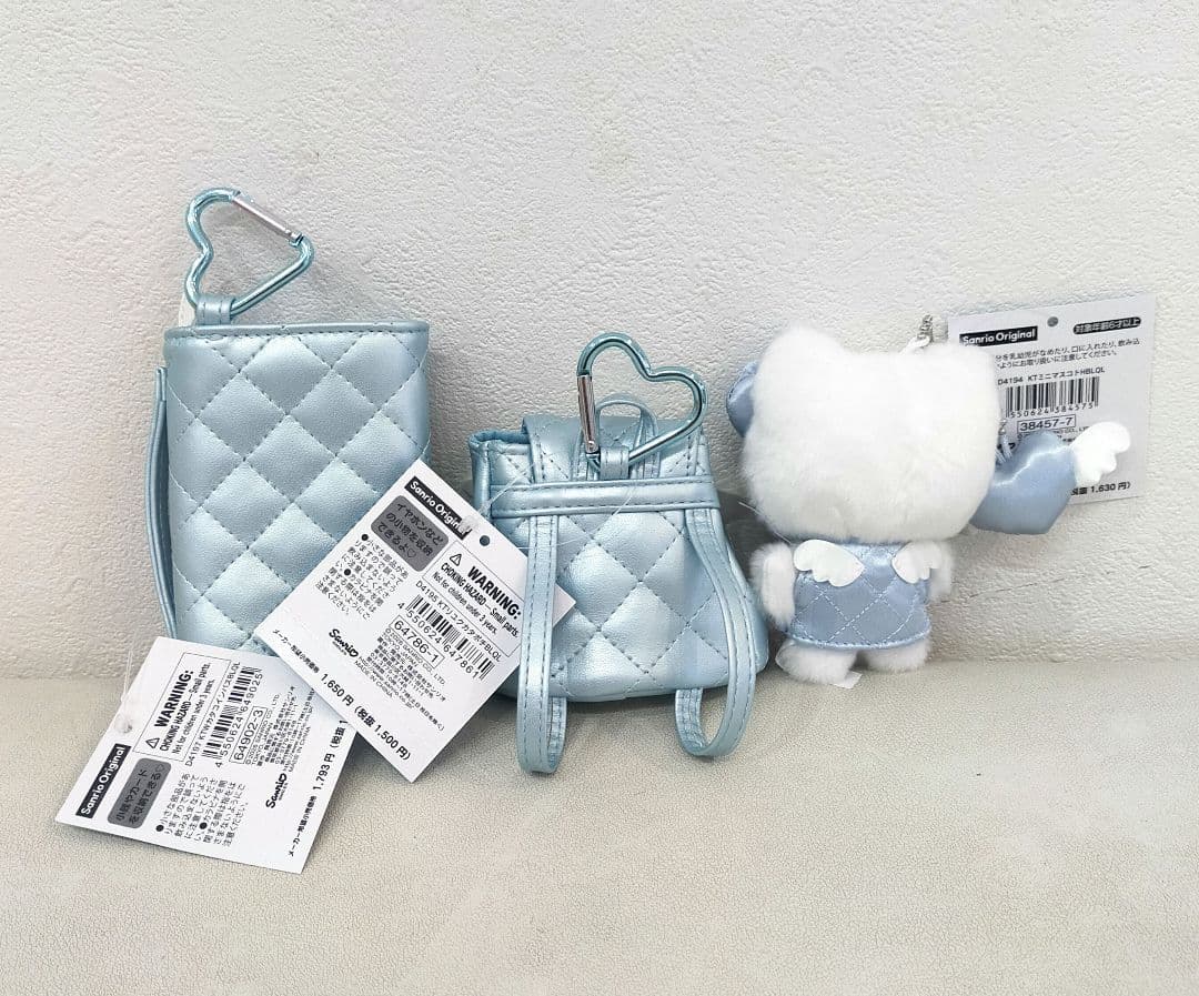 Sanrio　平成 ミニチュアキルト　エンジェル　キティ 3点　新品