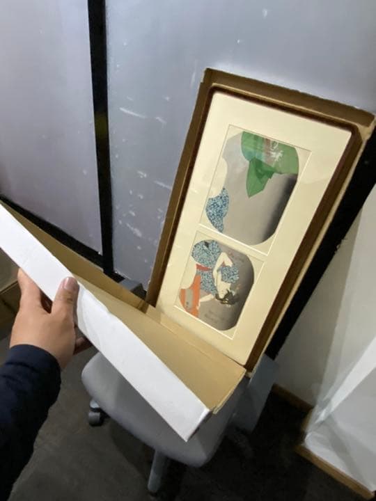 ‼️リサイクルFORTで検索‼️浮世絵の️傑作品‼️豊国作で印刷工芸品‼️現代建築に合う③