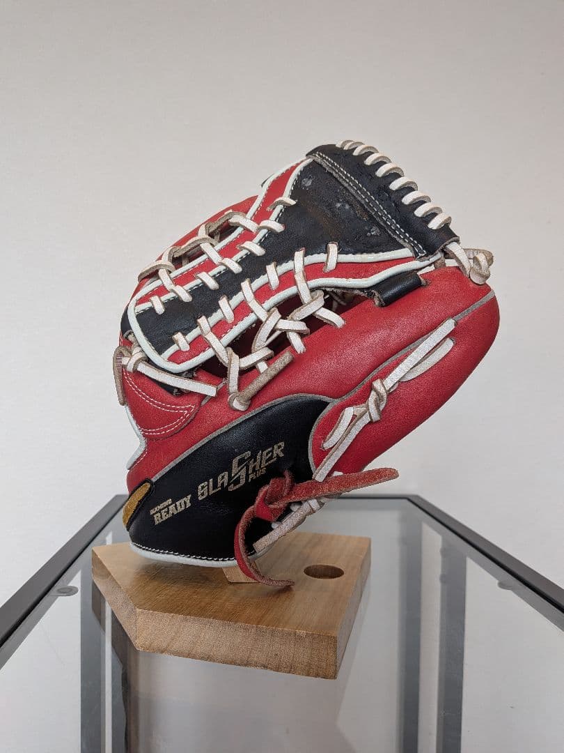 Nike READY BLASTER 軟式グローブ レッド/ブラック