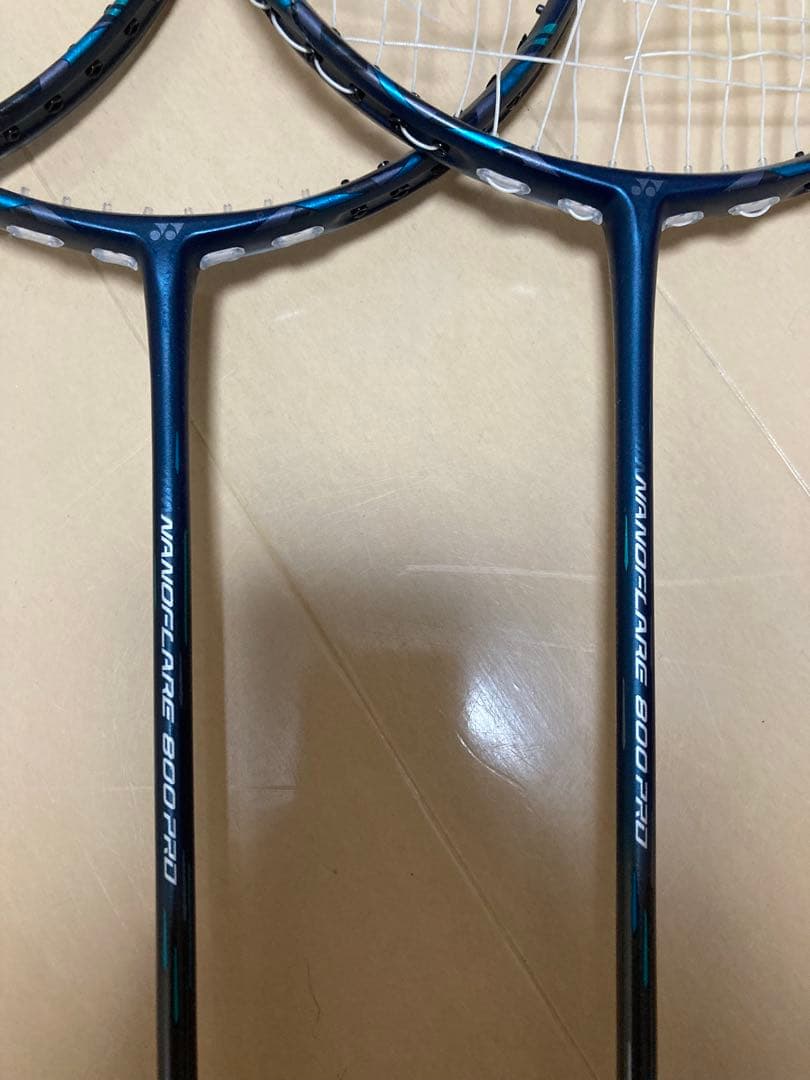 ナノフレア　800 PRO バドミントンラケット 4本セット ジャンク品