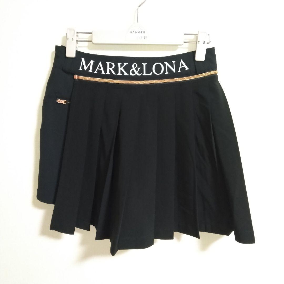 MARK&LONA　CODE　2WAY デタッチャブル　プリーツスカート　黒