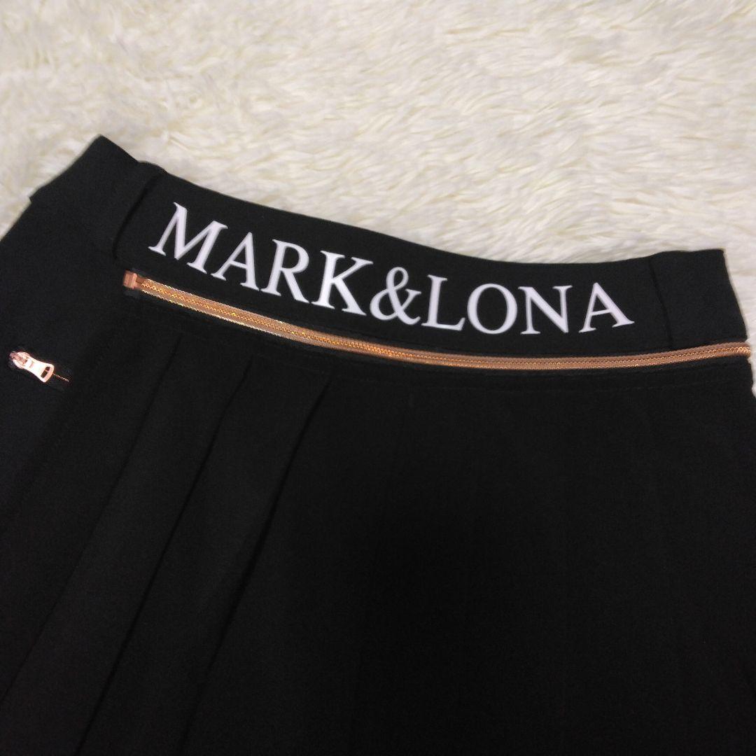 MARK&LONA　CODE　2WAY デタッチャブル　プリーツスカート　黒