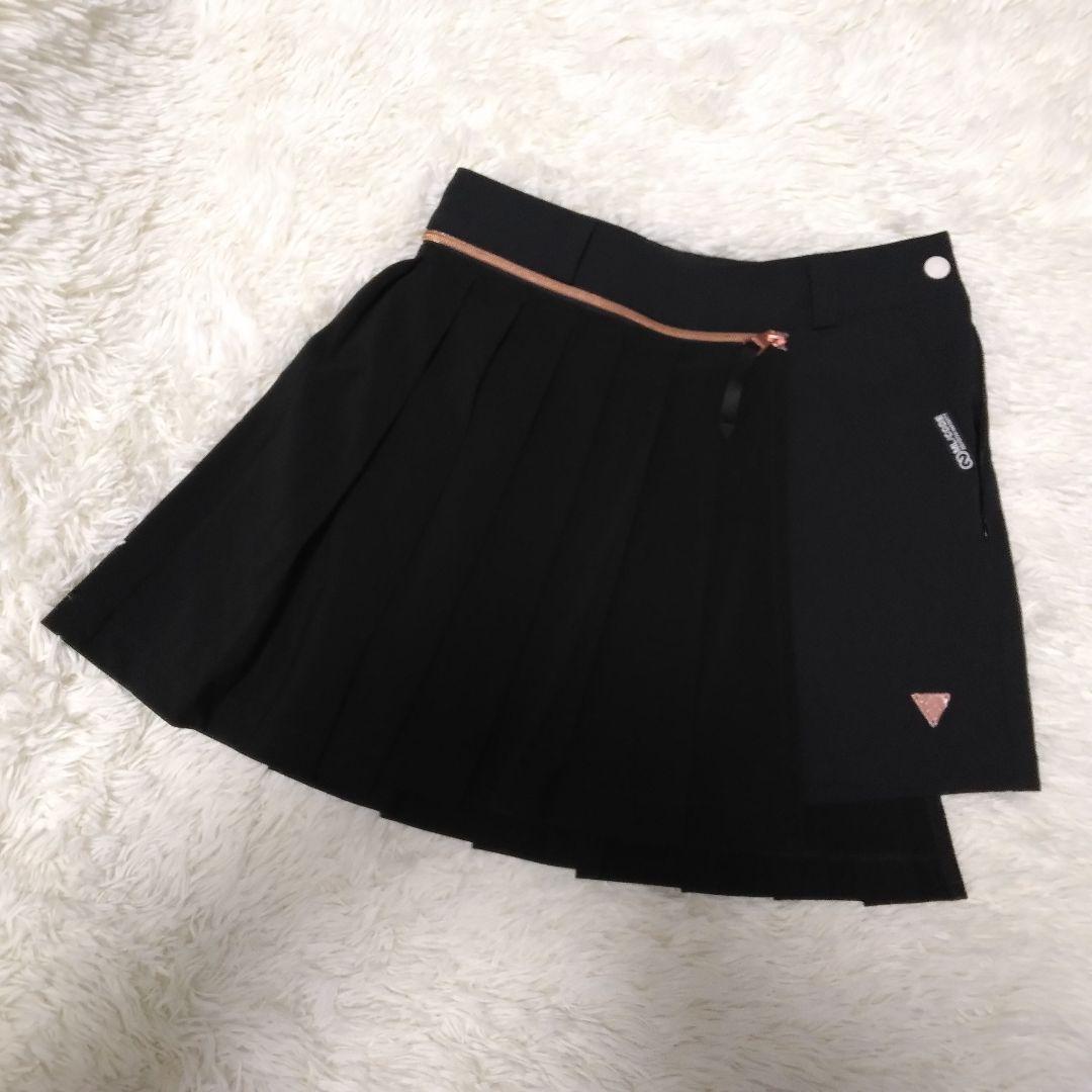 MARK&LONA　CODE　2WAY デタッチャブル　プリーツスカート　黒
