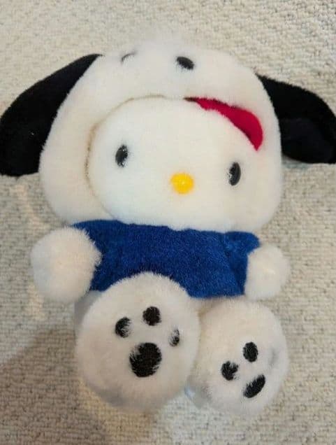 ポチャッコ　着ぐるみキティ　キティかぶりものぬいぐるみ 2005年　レトロ