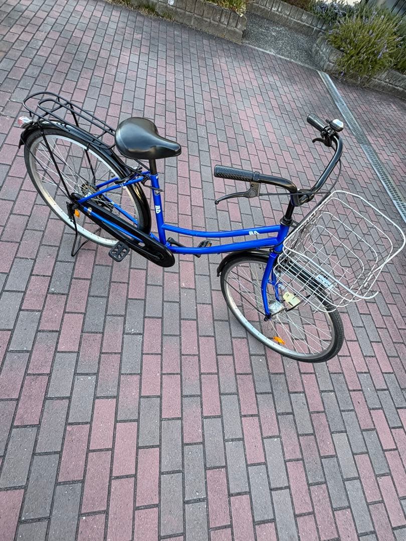 青色・オートライト・タウンサイクル(26㌅)お届け出来ます。お引き取りも可能です