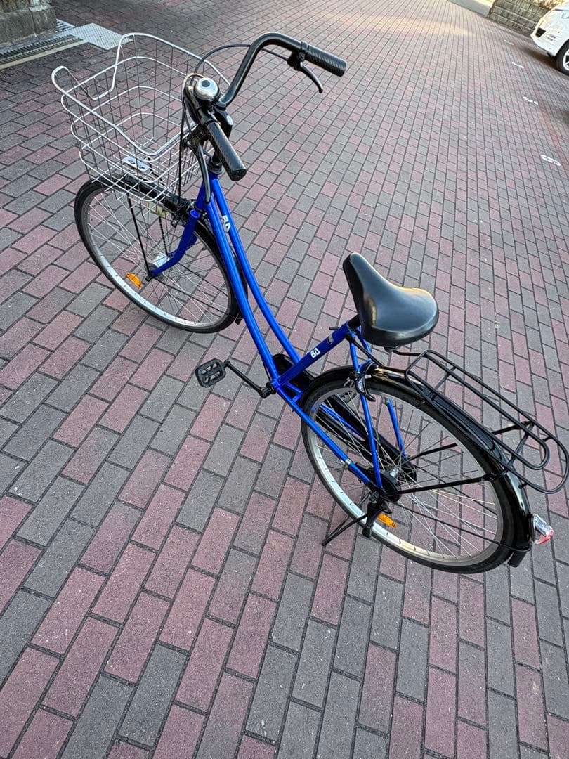 青色・オートライト・タウンサイクル(26㌅)お届け出来ます。お引き取りも可能です
