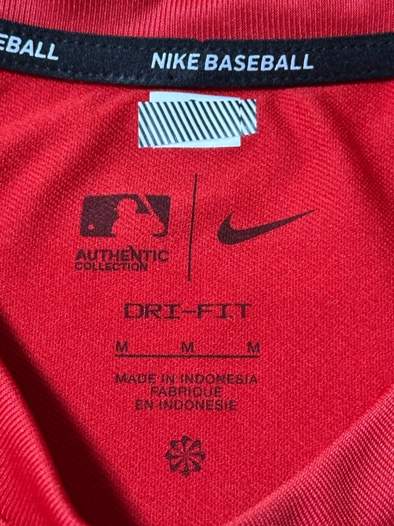 NATIONALSナショナルズMLB選手支給品UsedプラクティスシャツMサイズ