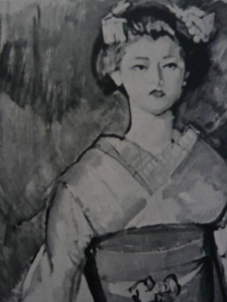 R,KOISO　小磯良平　舞妓　画集より　状態良好　新品額付