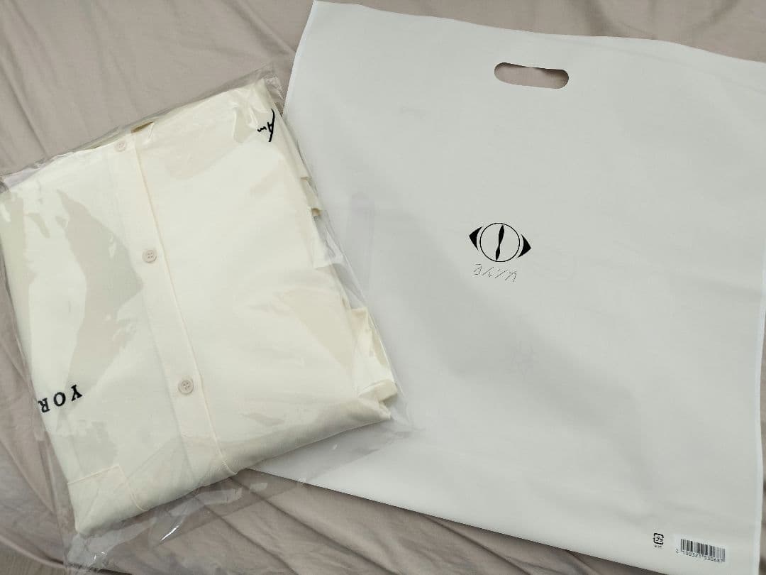 ヨルシカ Yorushika 一人称 ロング シャツ　A アイボリー L