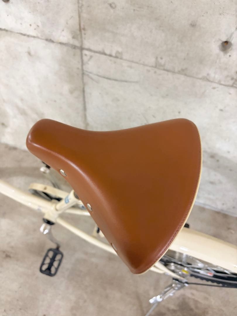 ベガス ミニベロ 自転車 本体 前カゴ付き 鍵なし