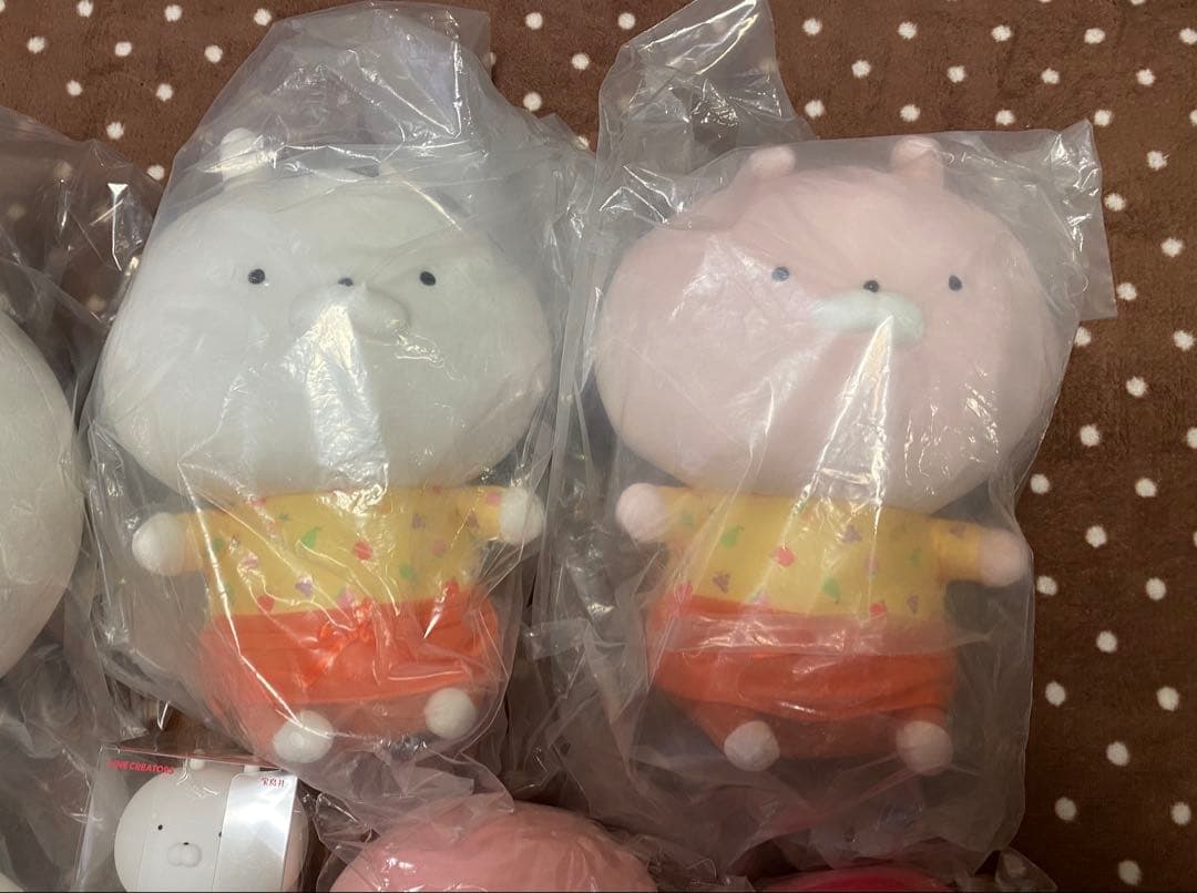 【新品】うさまる　ぬいぐるみ　いちご　等身大　　　　お部屋ライト　セット