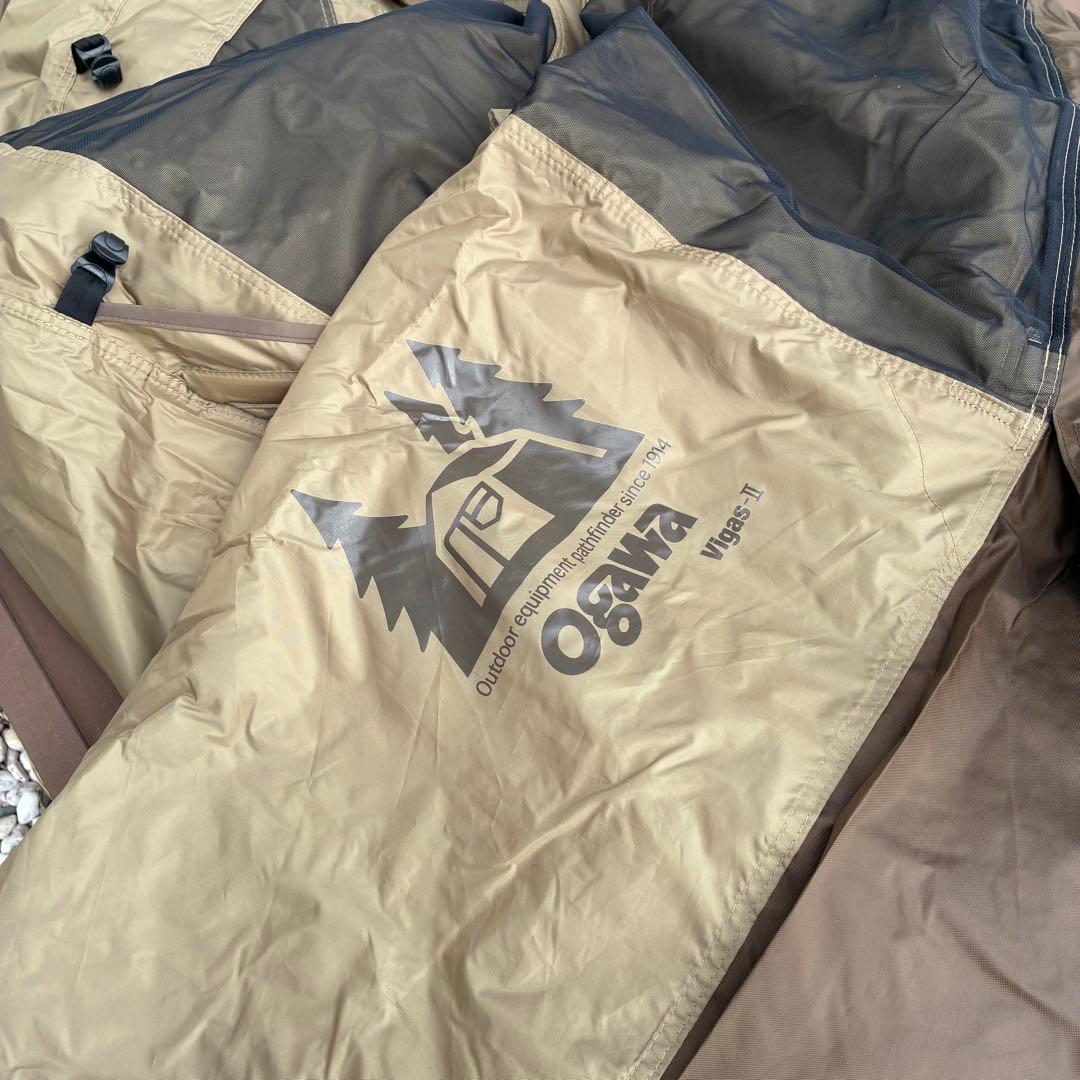 美品✨ 人気モデル Ogawa Vigas-II 簡単設営 2ルームテント