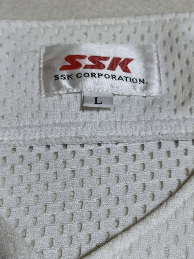 【美品】阪神タイガースユニホーム　SSK無地背番号無し　Lサイズ
