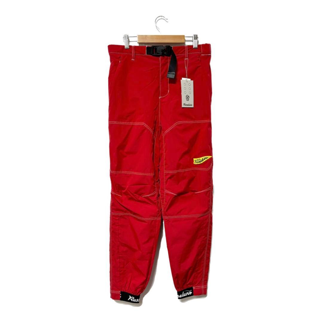 新品 ラッセルノ ゴルフ ウィンド ストップ ロング パンツ レッド XL 6