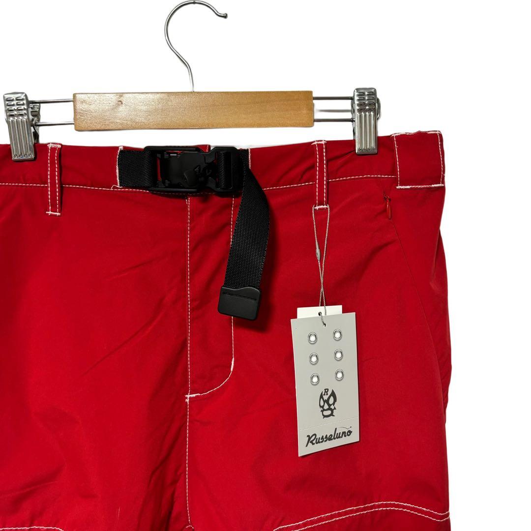 新品 ラッセルノ ゴルフ ウィンド ストップ ロング パンツ レッド XL 6