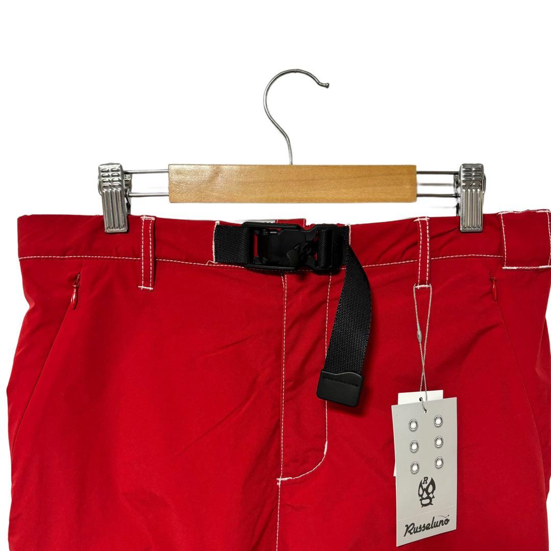 新品 ラッセルノ ゴルフ ウィンド ストップ ロング パンツ レッド XL 6