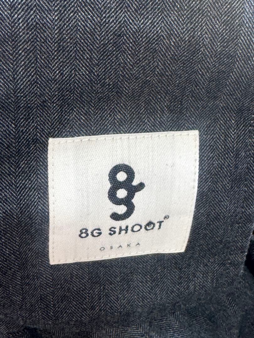 メンズウェア 8G SHOOT ONE TUCK WOOL BLEND PANTS -GRAY