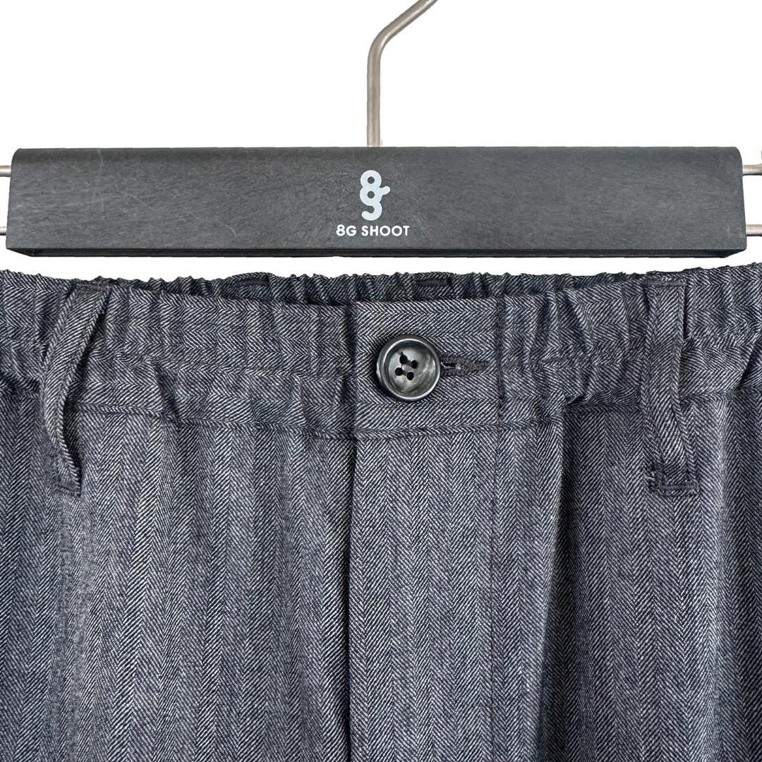 メンズウェア 8G SHOOT ONE TUCK WOOL BLEND PANTS -GRAY