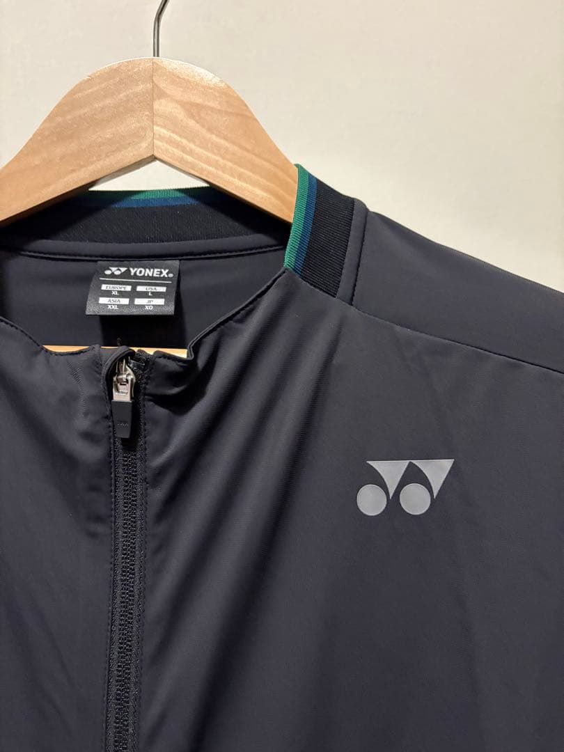 YONEX テニス ユニウォームアップシャツ フィットスタイル ブラック XO