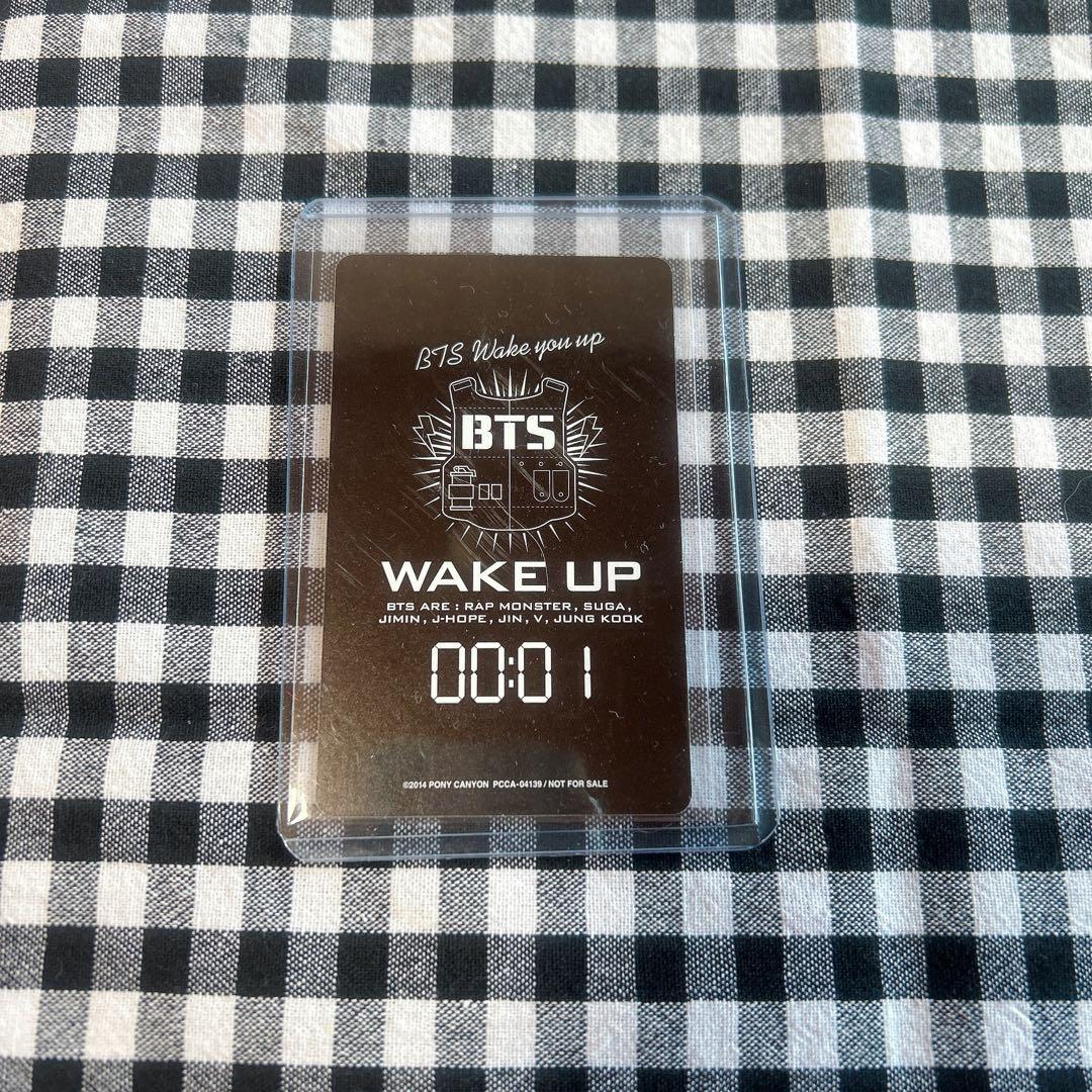 BTS WAKE UP ユンギ SUGA トレカ