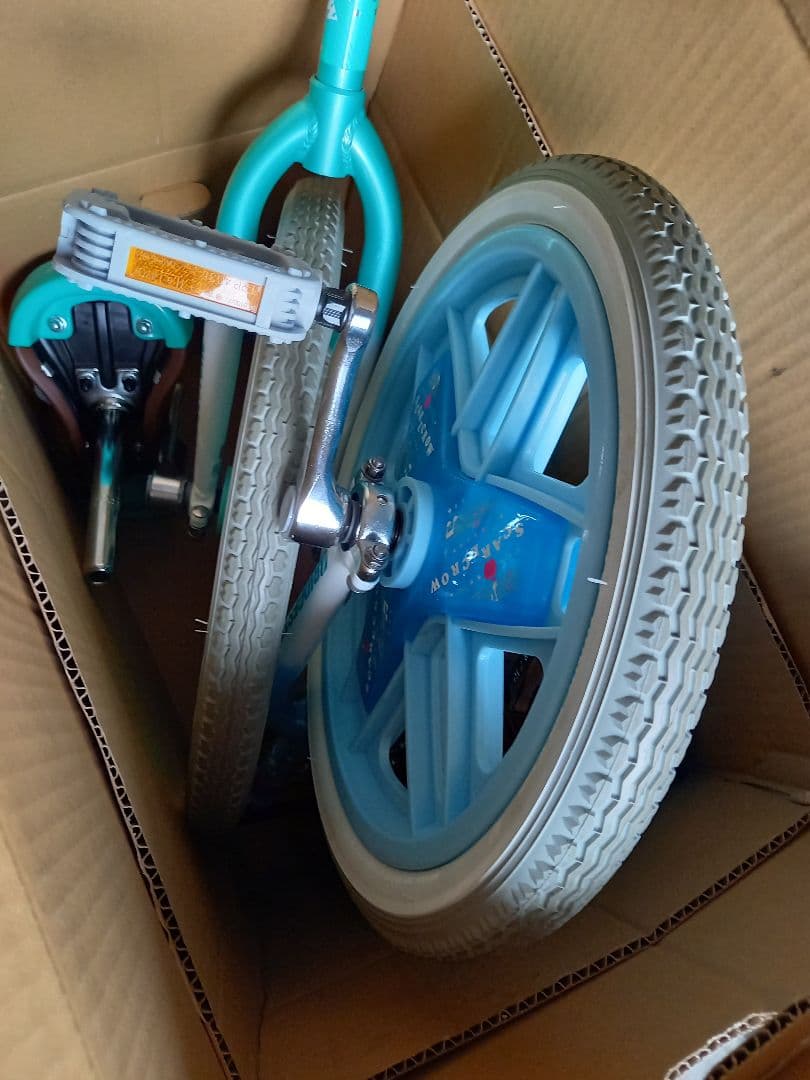I*o様 ブリヂストン キッズ用一輪車 ターコイズ　ふたつセット