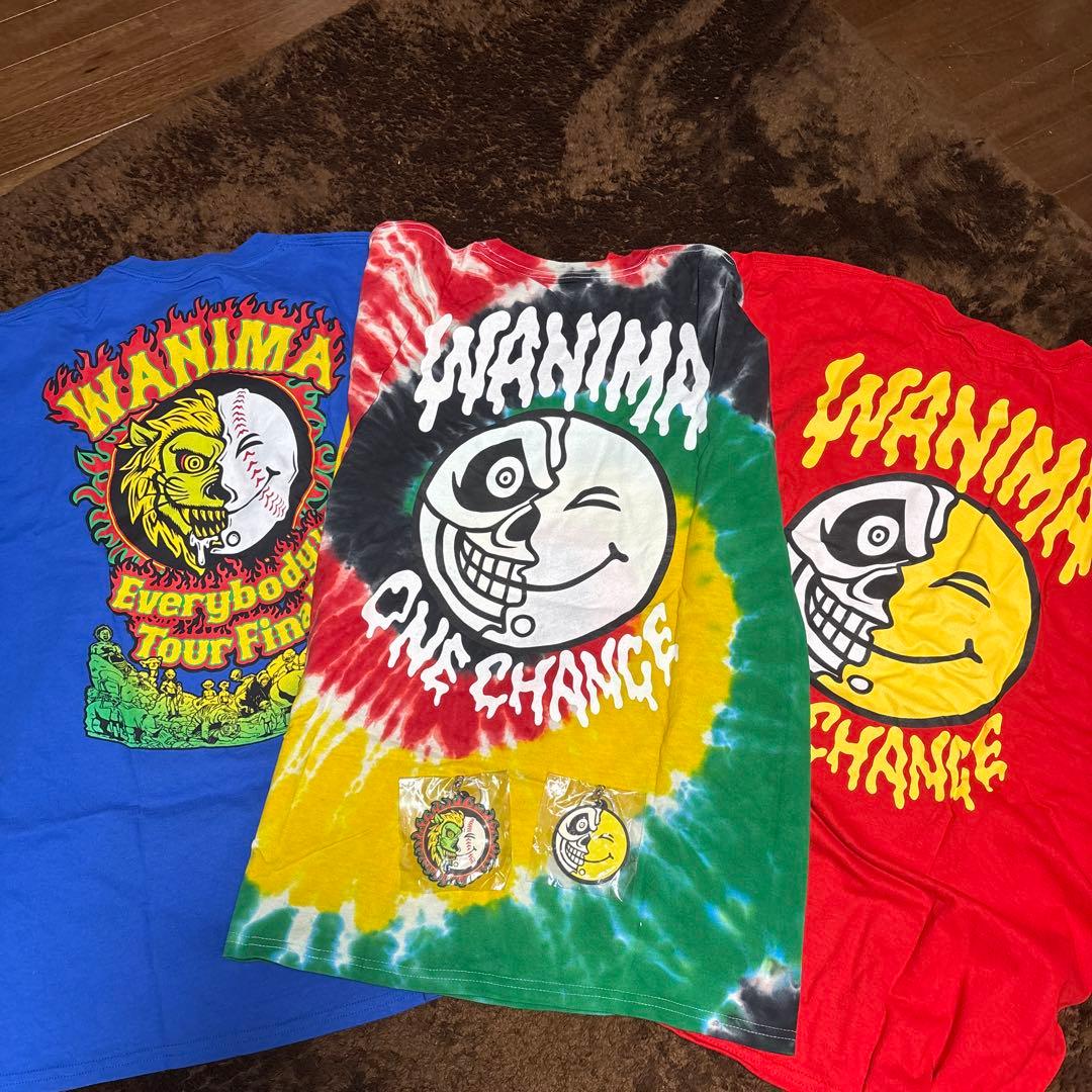 WANIMA ツアーTシャツ3枚セット + キーホルダー