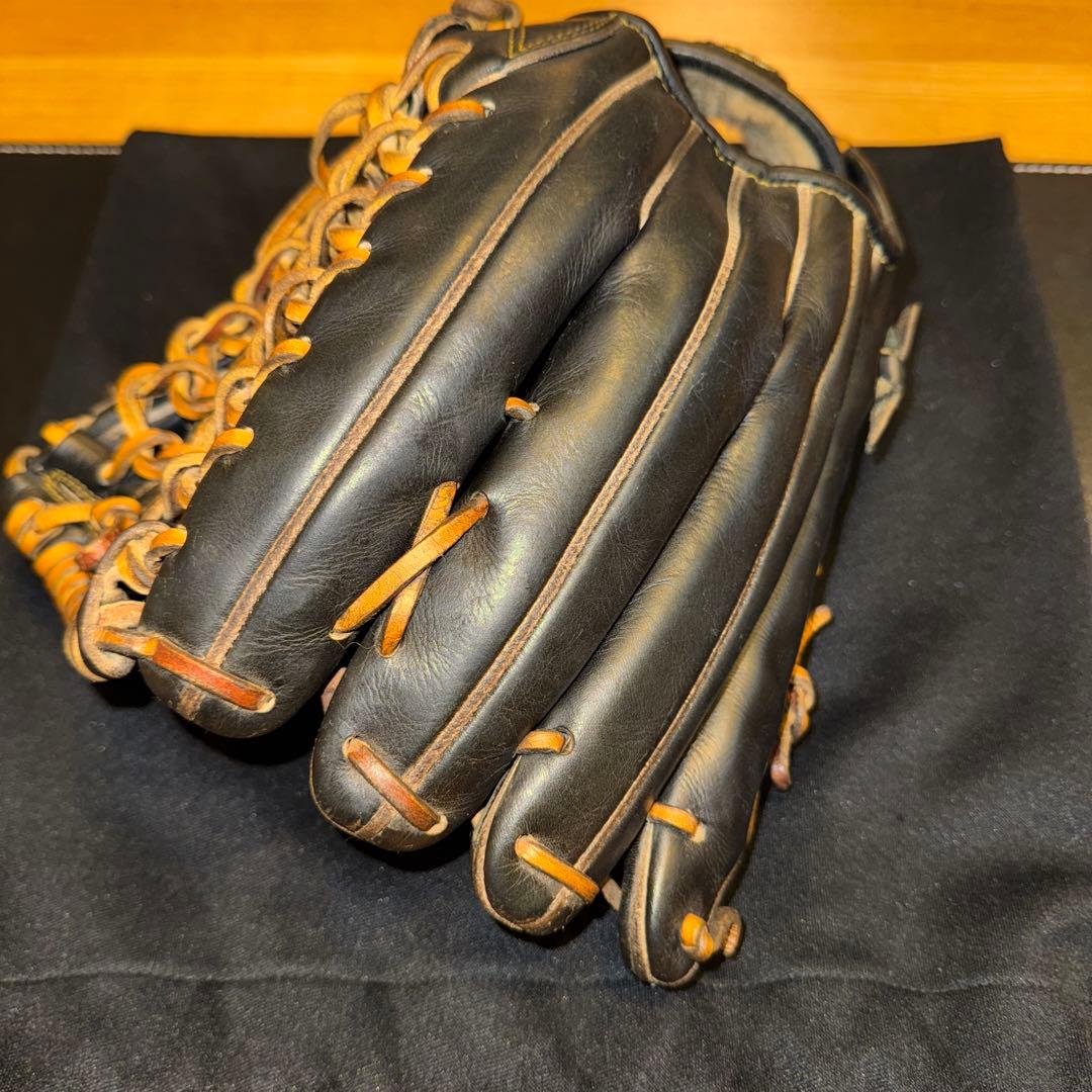 久保田スラッガー 外野手用 硬式グローブ KSG-SPX ブラック 即戦力！