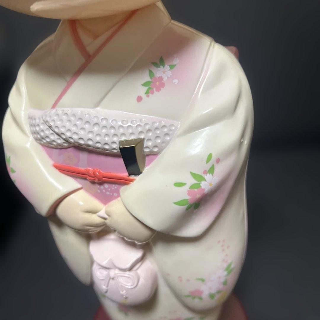 ビンテージペコちゃん着物首振りハッピーペコちゃん
