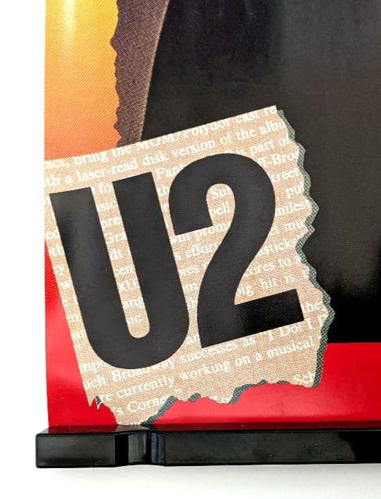 U2 1984年 4th LP 焔ほのお プロモーションポスター 新品•未使用品