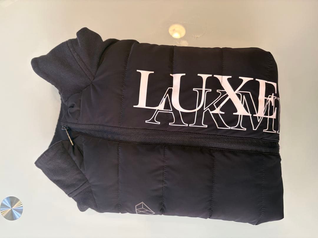 LUXE PLUS サイズダウンジャケット ブラック　XL