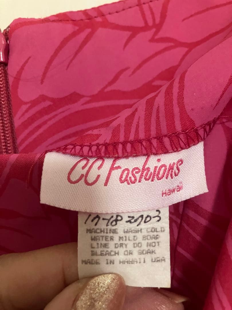 CCF Fashions フラダンスドレス ピンク 大きいサイズ