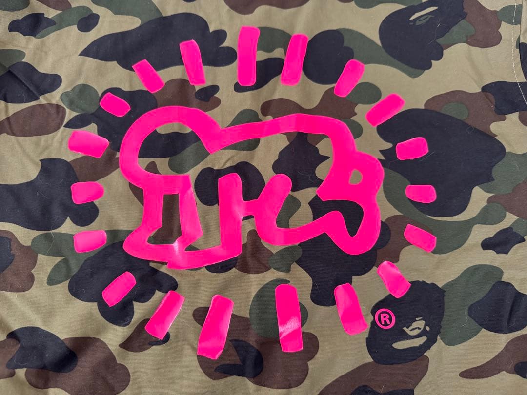 A BATHING APE コーチジャケット Lサイズ キースヘリング エイプ
