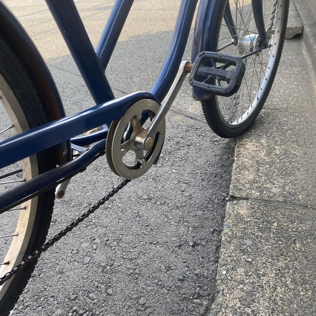 東京都東村山市内(直接取引限定) シティサイクル 26インチ　ネイビー