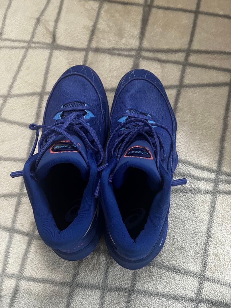 asics バスケットボールシューズ ネイビー