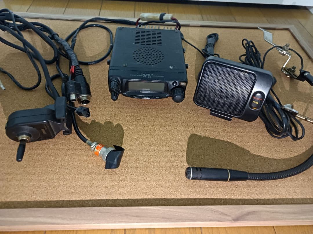 YAESU FT-90 無線機　マイク　スピーカー　セット　中古品