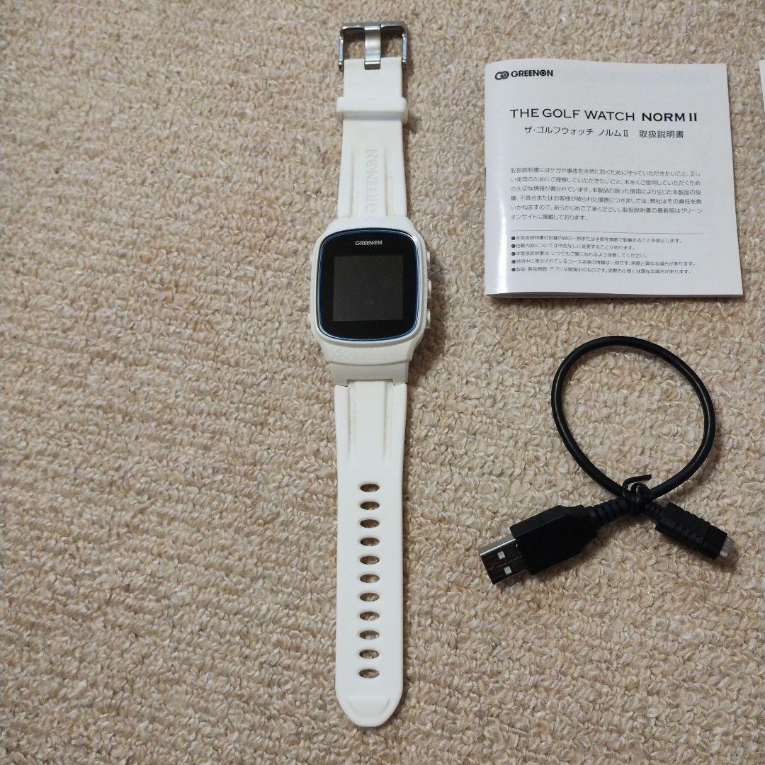 THE GOLF WATCH NORM II ホワイト