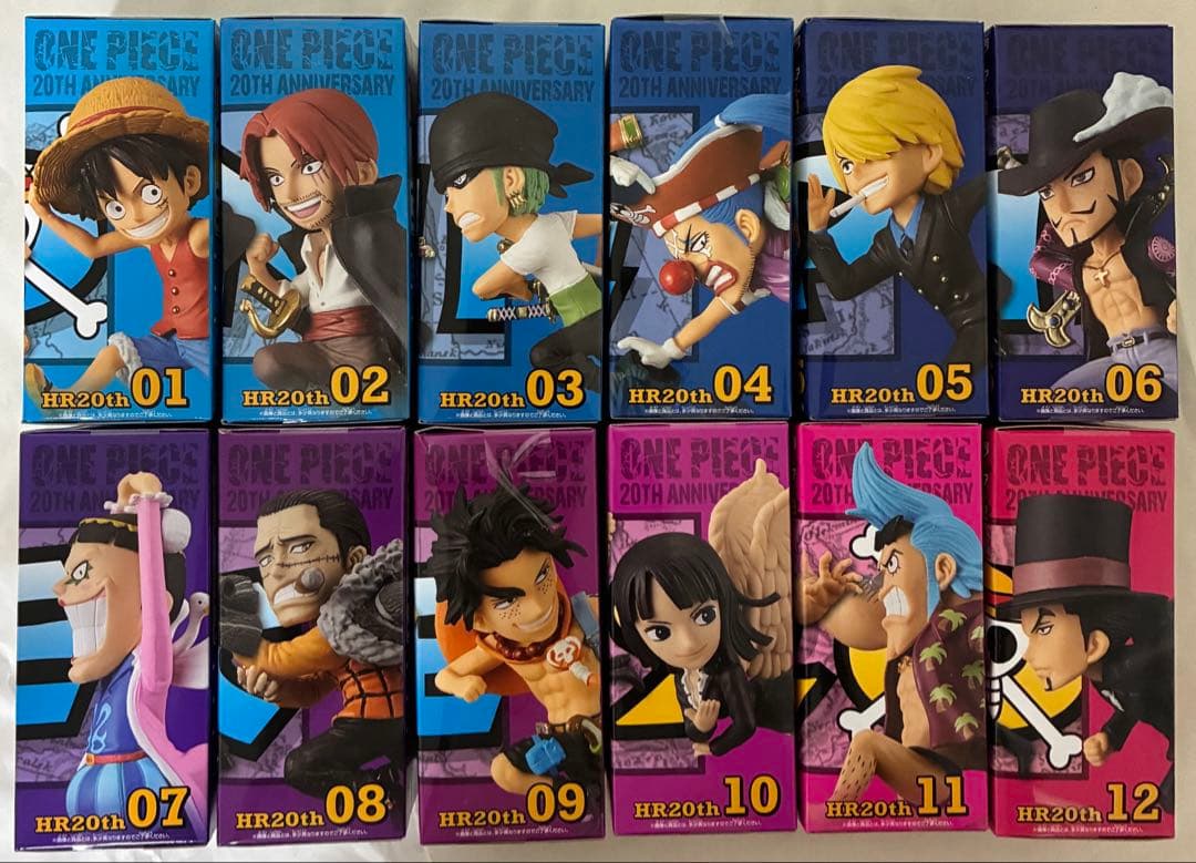 未開封 ワンピース ワーコレ ヒストリーリレー　20th 全30種 コンプ
