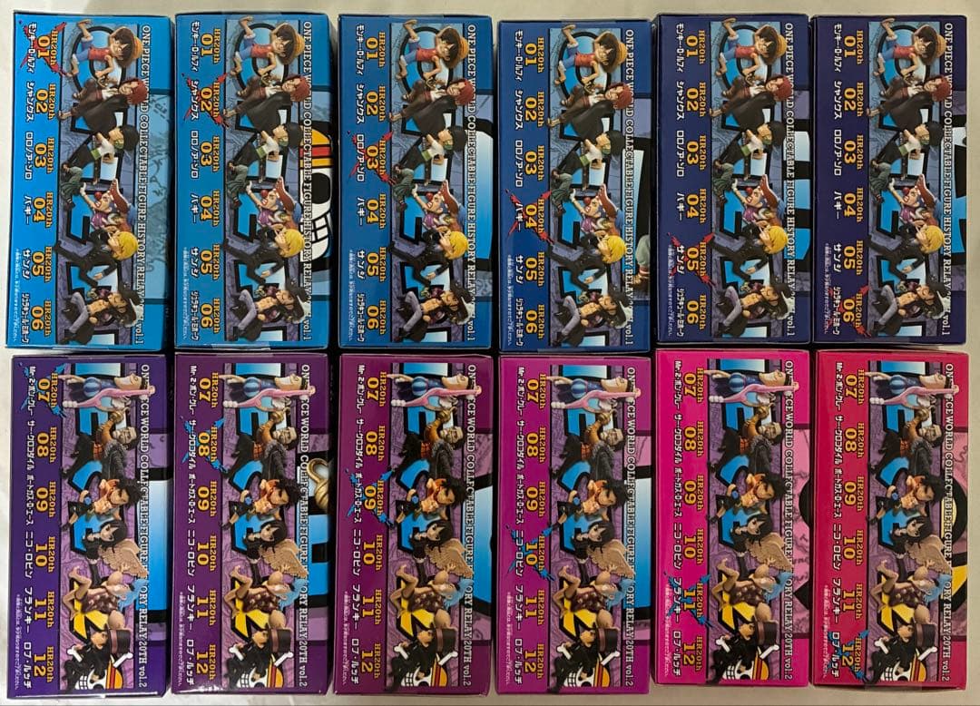 未開封 ワンピース ワーコレ ヒストリーリレー　20th 全30種 コンプ