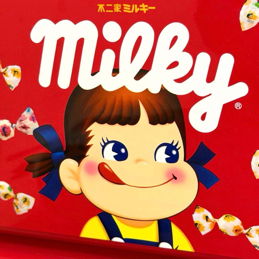 【非売品】不二家 ミルキー　じゃがりこ　お菓子　コンテナボックス　収納ボックス